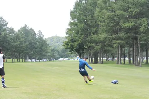 フットゴルフの体験・活動風景