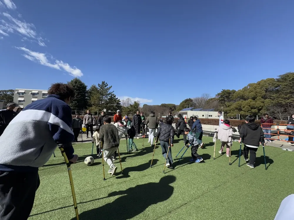 アンプティサッカーの体験・活動風景